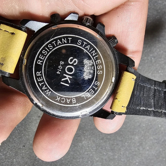 Soki mens fashiin quartz watch date just dial working S-014 - Picture 8 of 10